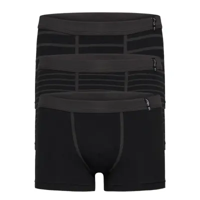 Trunk 3-P Boxerkalsonger Svart Jockey