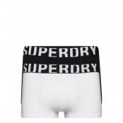 Superdry Trunk Dual Logo Double Pack Vit