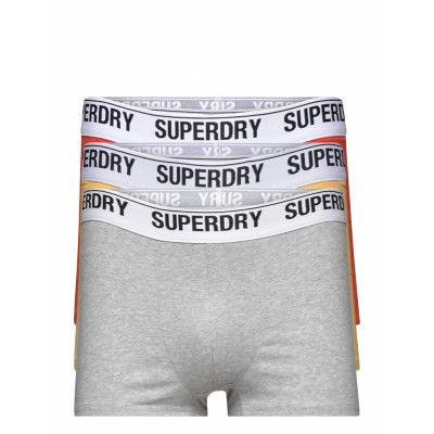 Trunk Multi Triple Pack Boxerkalsonger Grå Superdry