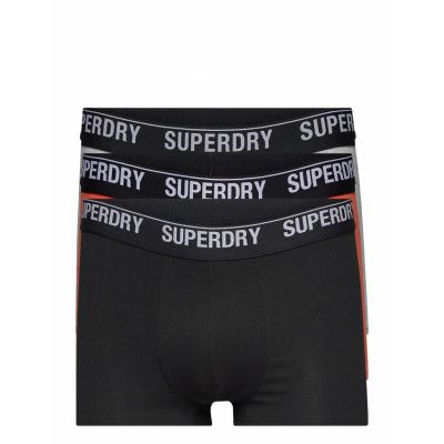 Trunk Multi Triple Pack Boxerkalsonger Svart Superdry