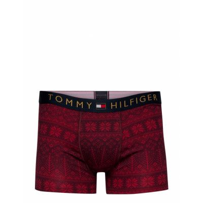 Trunk & Sock Set Boxerkalsonger Vinröd Tommy Hilfiger