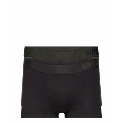 Trunk Offset Double Pack *Villkorat Erbjudande Boxerkalsonger Svart Superdry