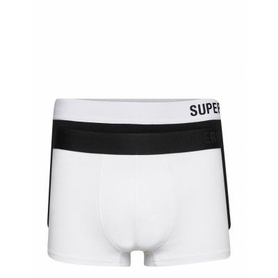 Trunk Offset Double Pack *Villkorat Erbjudande Boxerkalsonger Vit Superdry