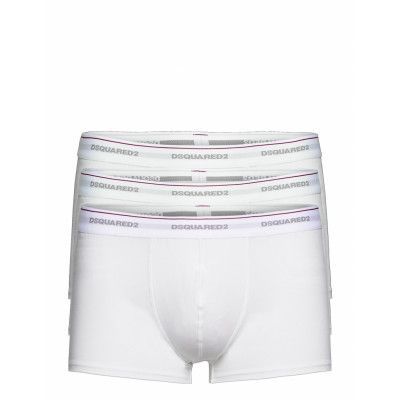 Trunk Tri-Pack Boxerkalsonger Vit DSquared2