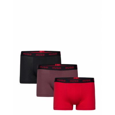 Trunk Triplet Pack *Villkorat Erbjudande Boxerkalsonger Vinröd HUGO