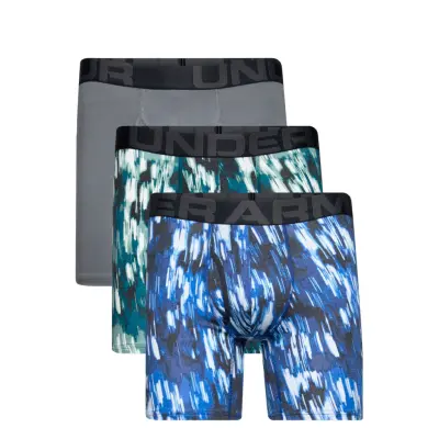 Ua Cc 6In Novelty 3 Pack Boxerkalsonger Blå Under Armour
