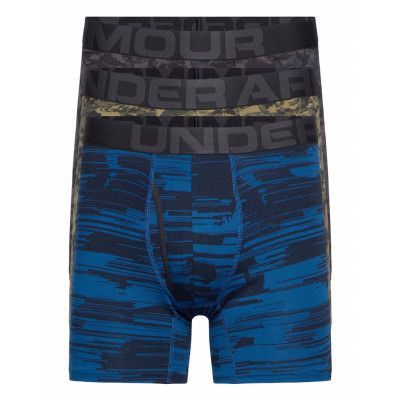 Ua Cc 6In Novelty 3 Pack Boxerkalsonger Svart Under Armour