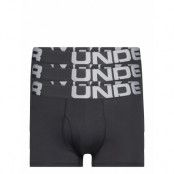 Ua Charged Cotton 3In 3 Pack Boxerkalsonger Svart Under Armour