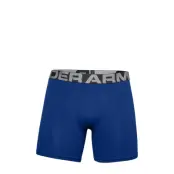 Ua Charged Cotton 6In 3 Pack Sport Boxers Multi/patterned Under Armour