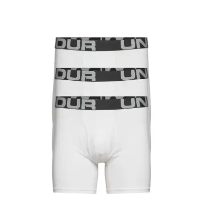 Ua Charged Cotton 6In 3 Pack Sport Boxers Vit Under Armour