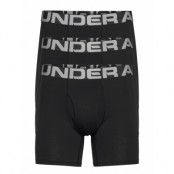 Ua Charged Cotton 6In 3 Pack Sport Boxers Black Under Armour