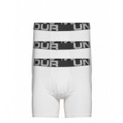 Ua Charged Cotton 6In 3 Pack Sport Boxers White Under Armour