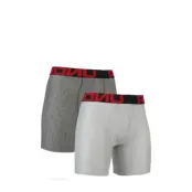 Ua Tech 6In 2 Pack Sport Boxers Grå Under Armour