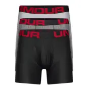 Ua Tech 6in 3 Pack Boxerkalsonger Svart Under Armour