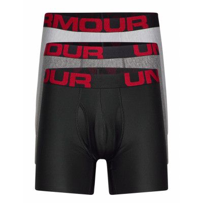 Ua Tech 6in 3 Pack Boxerkalsonger Svart Under Armour