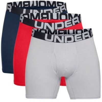 Under Armour 3-pack Charged Cotton 6in Boxer