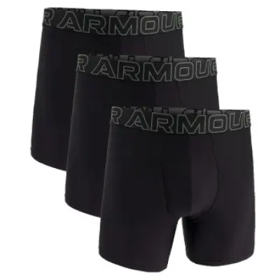 Under Armour 3-pack Performance Tech Solid 6in Boxers