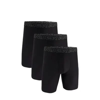 Under Armour Ua Performance Tech - Solid 9 In 3Pk Svart