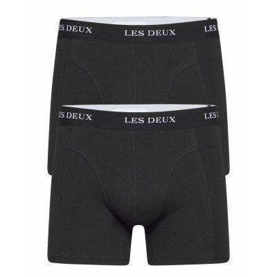 Les Deux Warren 2-Pack Boxers Svart