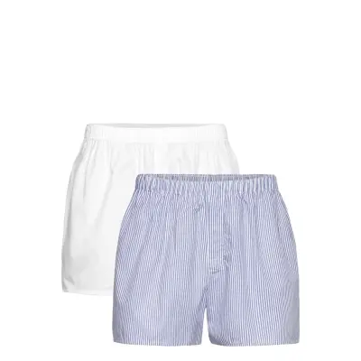 Weekday 2-Pack Boxer Shorts Blå