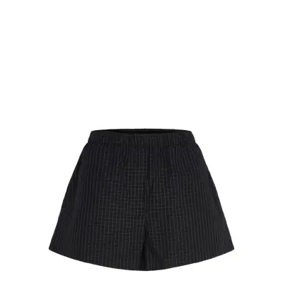 Weekday Relaxed Boxer Cotton Shorts - Black - M
