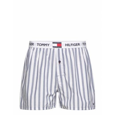 Woven Boxer Stripe Boxerkalsonger Blå Tommy Hilfiger
