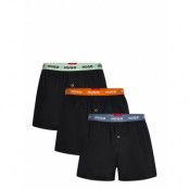 HUGO Woven Boxer Triplet Svart