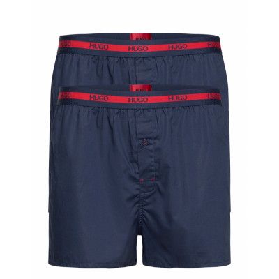 Woven Boxer Twinpack Underwear Boxer Shorts Blå HUGO
