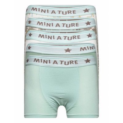 Yash Boxers Gots 5 Pack, K Night & Underwear Underwear Underpants Blå Mini A Ture
