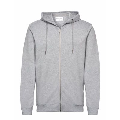 Bread & Boxers Zip Hoodie Grå