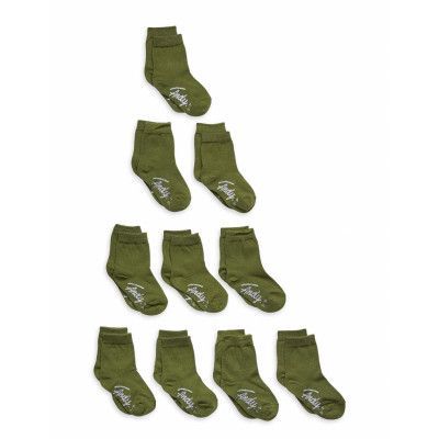 A. Solid Crew Sock Socks & Tights Socks Grön Frank Dandy