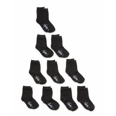 A. Solid Crew Sock Socks & Tights Socks Svart Frank Dandy