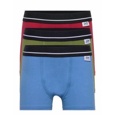 A.B 3 P Solid Boxer Trosa Blå Frank Dandy