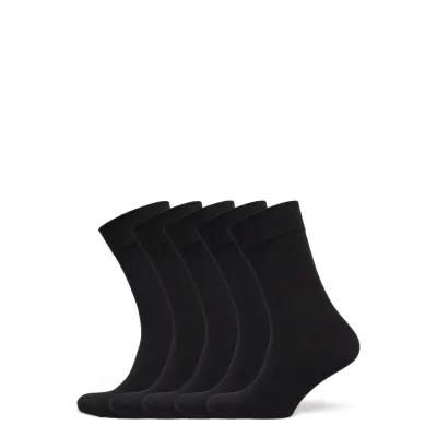 Frank Dandy Bamboo Solid Crew Sock Svart