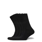 Bamboo Solid Crew Sock *Villkorat Erbjudande Lingerie Socks Regular Socks Svart Frank Dandy
