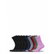 Bo.10P Crew Sock Underwear Socks Regular Socks Multi/mönstrad Frank Dandy