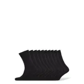 Bo.10P Crew Sock *Villkorat Erbjudande Underwear Socks Regular Socks Svart Frank Dandy