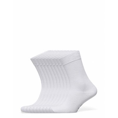 Bo.10P Crew Sock *Villkorat Erbjudande Underwear Socks Regular Socks Vit Frank Dandy