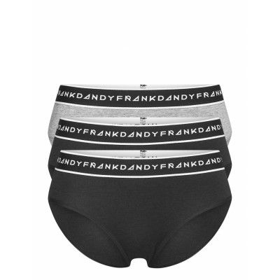Bo.3P Women's Bamboo Hip Lingerie Panties Hipsters/boyshorts Svart Frank Dandy