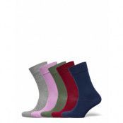 Bo.5P Crew Sock *Villkorat Erbjudande Lingerie Socks Regular Socks Multi/mönstrad Frank Dandy