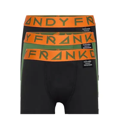 Fd X Alx Tm Boys 3p. Solid Trosa Svart Frank Dandy