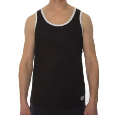 Frank Dandy Bamboo Contrast Singlet * Fri Frakt * * Kampanj *
