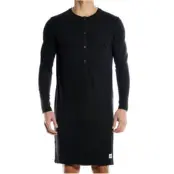 Frank Dandy Bamboo Long Night Shirt Black * Fri Frakt * * Kampanj *