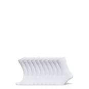 Frank Dandy Bo.10P Crew Sock - White - 41-46