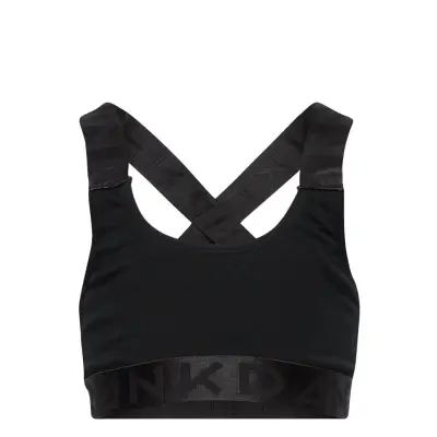 Girl'S Legend Organic Cotton Bralette Night & Underwear Underwear Tops Svart Frank Dandy