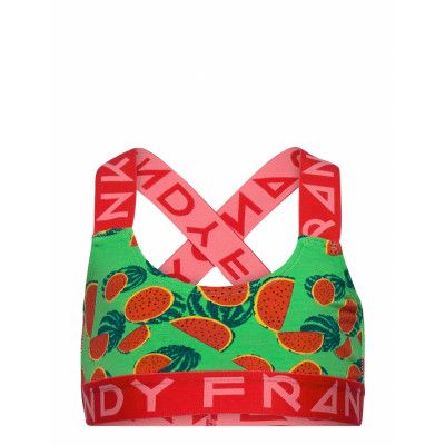 Girl'S Melonas Sports Bra Night & Underwear Underwear Tops Röd Frank Dandy