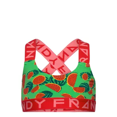 Girl'S Melonas Sports Bra Night & Underwear Underwear Tops Röd Frank Dandy
