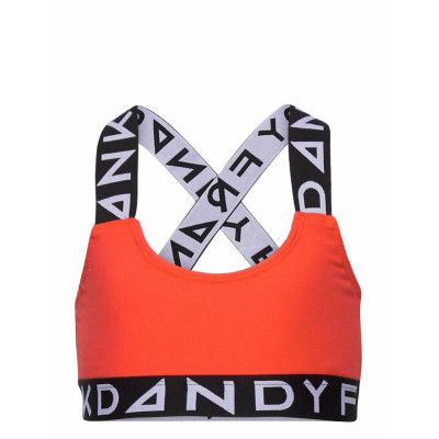 Girl'S Solid Bralette Night & Underwear Underwear Tops Röd Frank Dandy