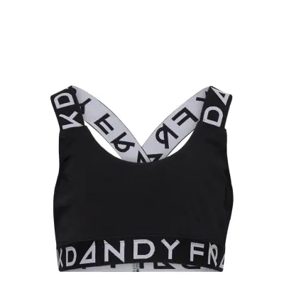 Girl'S Solid Bralette Night & Underwear Underwear Tops Svart Frank Dandy