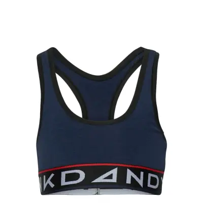 Girl's St Paul Bamboo Bralette Night & Underwear Underwear Tops Blå Frank Dandy